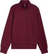 Zella Vital Fleece Quarter Zip Pullover