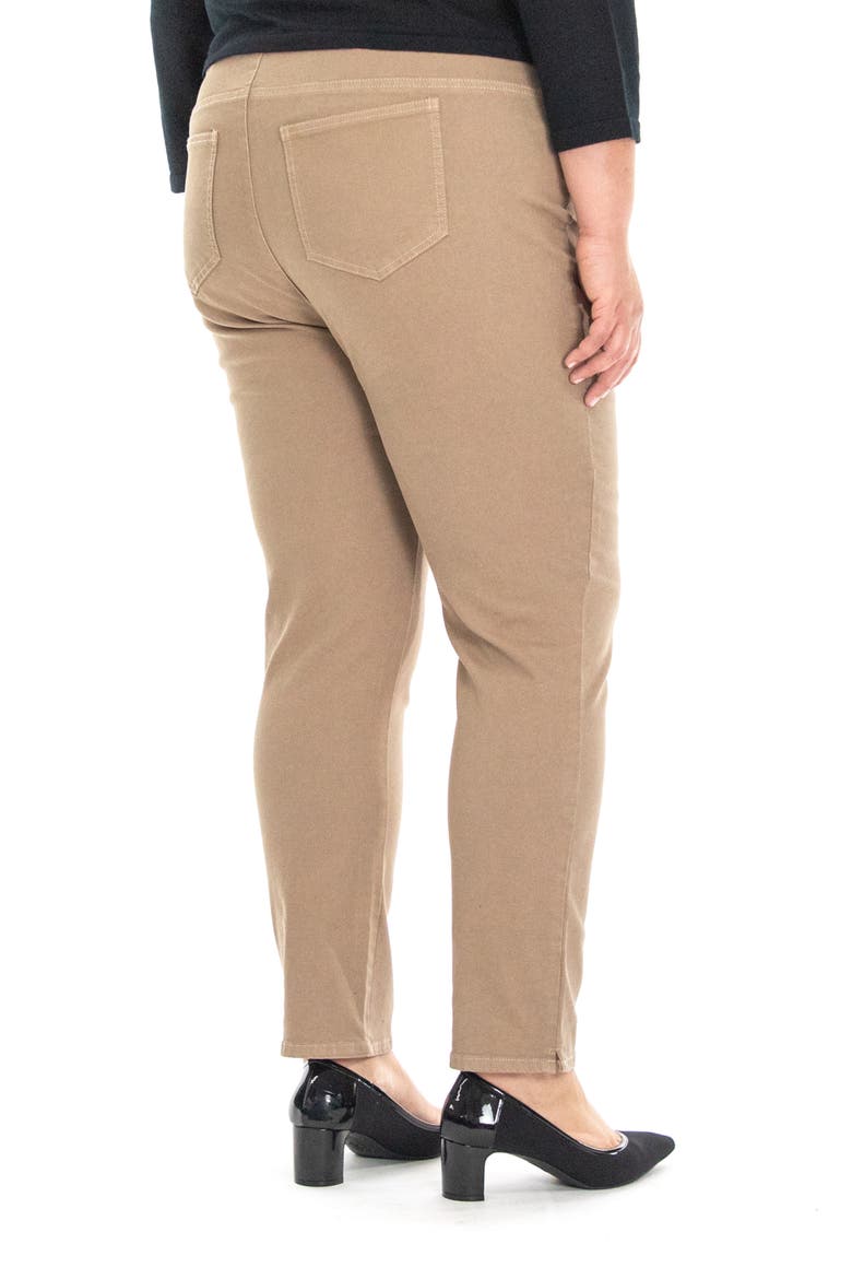 Denim Pants, Alternate, color, MINK/ BLACK