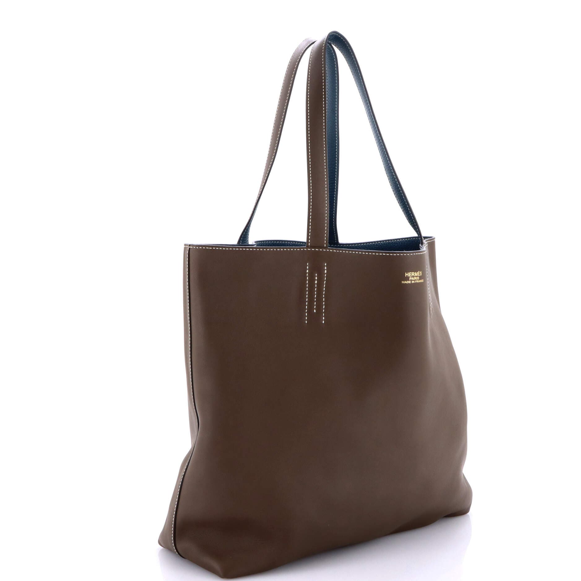 Pre-Owned Hermes Double Sens Tote Clemence and Swift 36, Alternate, color, 