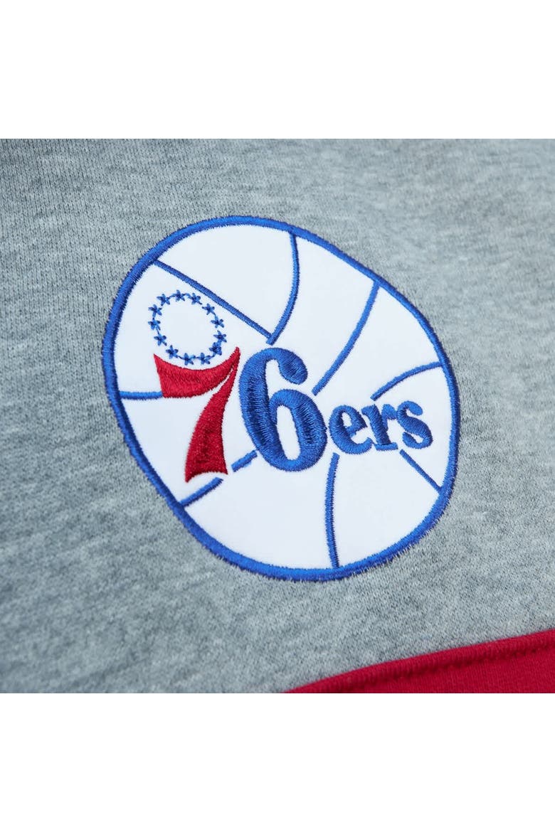 Men's Mitchell & Ness  Royal Philadelphia 76ers Fleece Head Coach Hoodie, Alternate, color, Royal