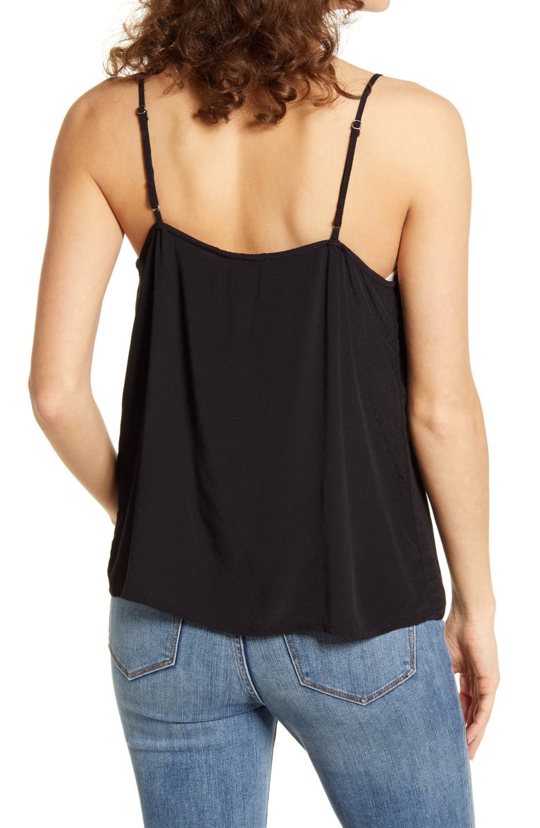 Treasure & Bond Lace Inset Camisole, Alternate, color,