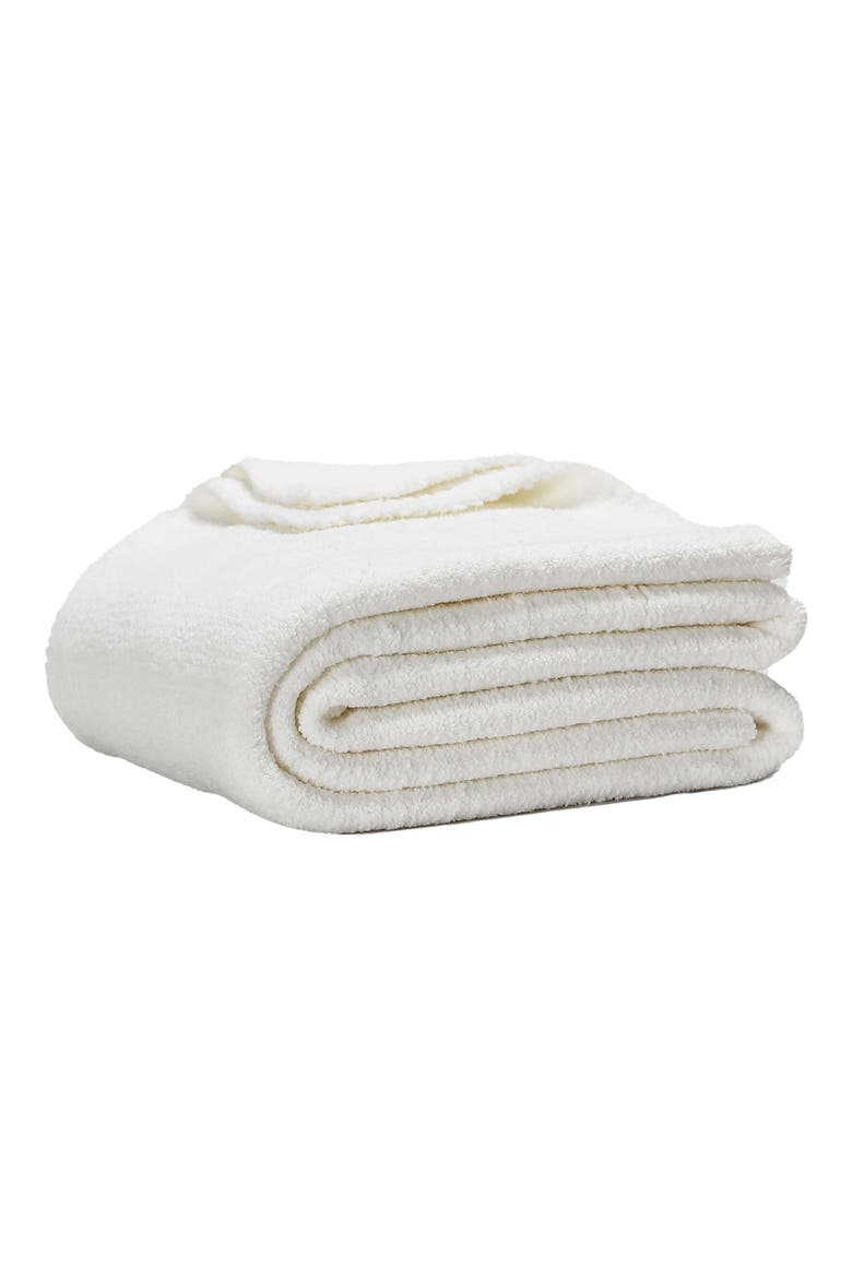 Snug Microfiber Blanket, Main, color, OFF WHITE