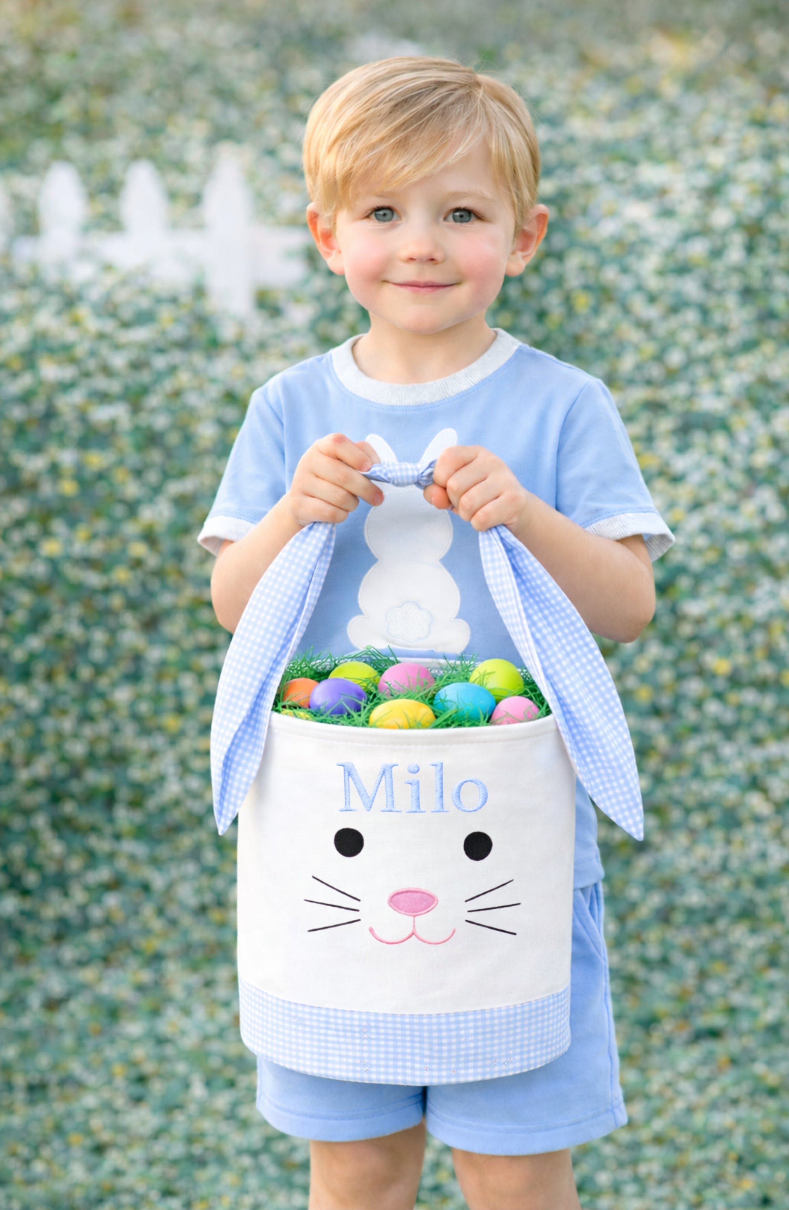 Easter Bunny Basket, Alternate, color, Blue