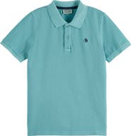 Scotch & Soda Kids' Cotton Piqué Polo