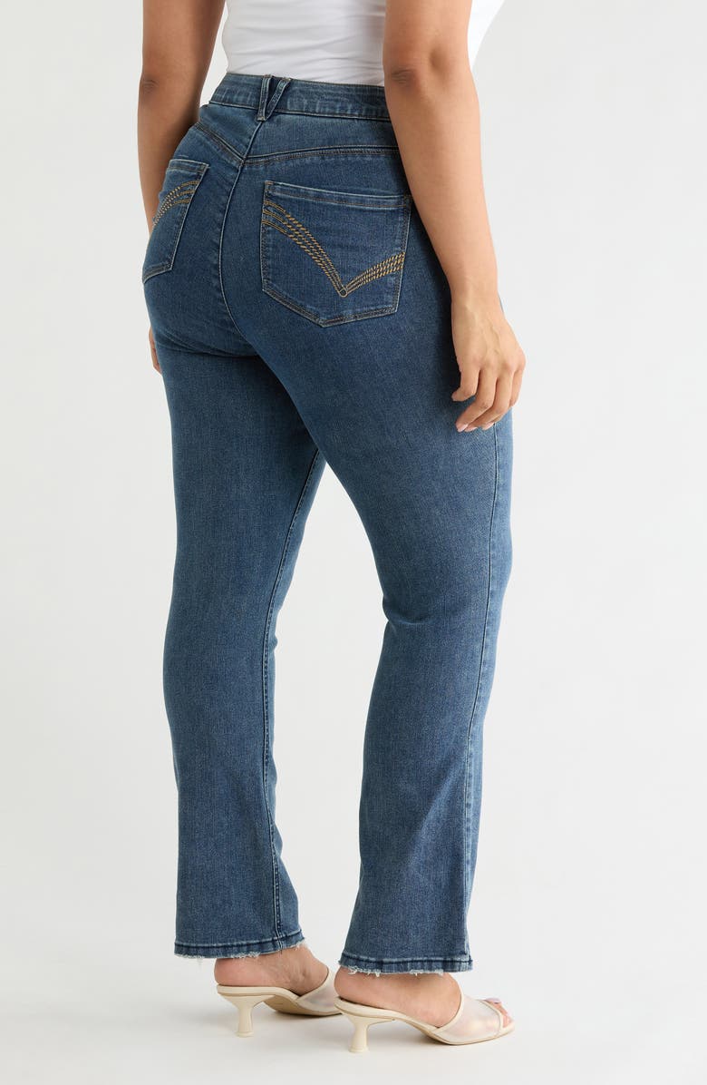 Democracy High Waist Itty Bitty Boot Jeans, Alternate, color, Blue