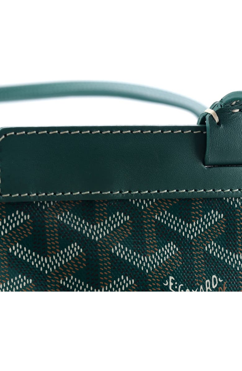 Pre-Owned Goyard Bellechasse Bag Coated Canvas PM, Alternate, color, Green