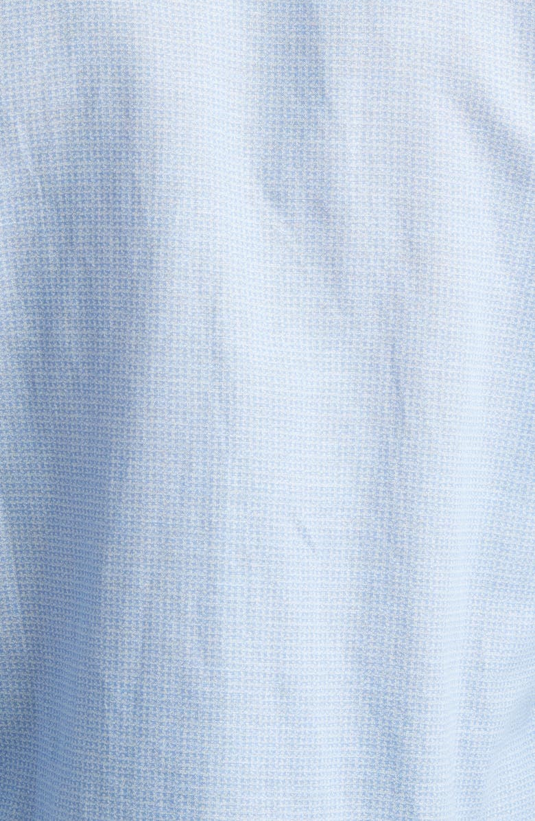 Robert Graham Sloan Mini Houndstooth Linen & Cotton Button-Up Shirt, Alternate, color, 