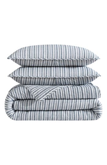 Nautica Coleridge Stripe Twin Quilt Set In Dark Blue