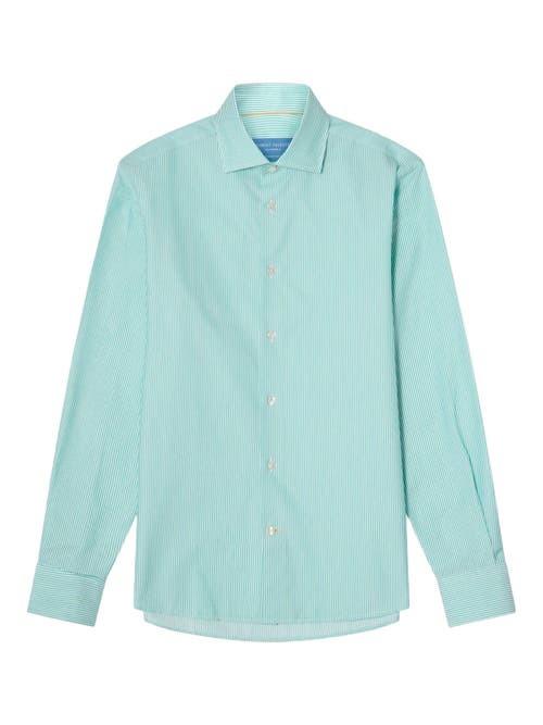 Robert Talbott Reynolds Stripe Twill Shirt In Contemporary Fit
