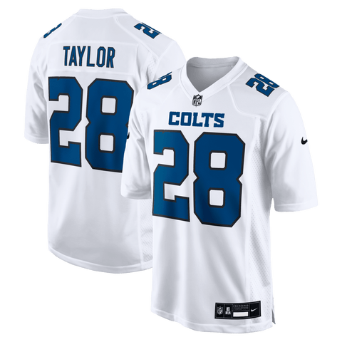 Men's Nike Jonathan Taylor Tundra White Indianapolis Colts Fashion Game Jersey