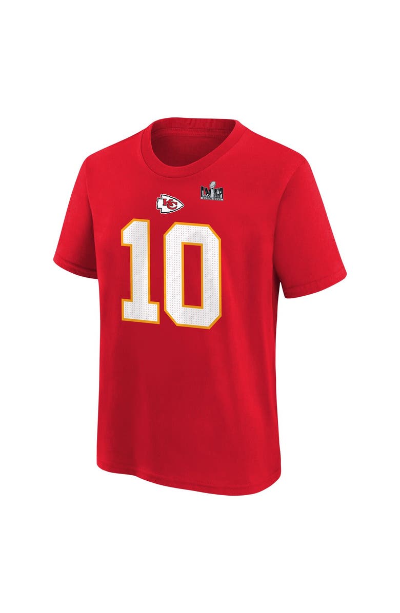 Nike Youth Nike Isiah Pacheco Red Kansas City Chiefs Super Bowl LVIII Name & Number T-Shirt, Alternate, color, 