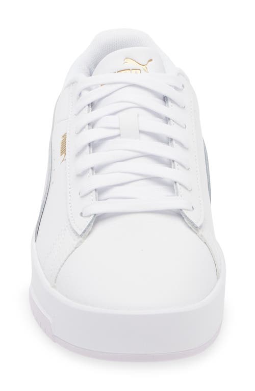 Puma Jada Classic Sneaker In White-lilac Frost