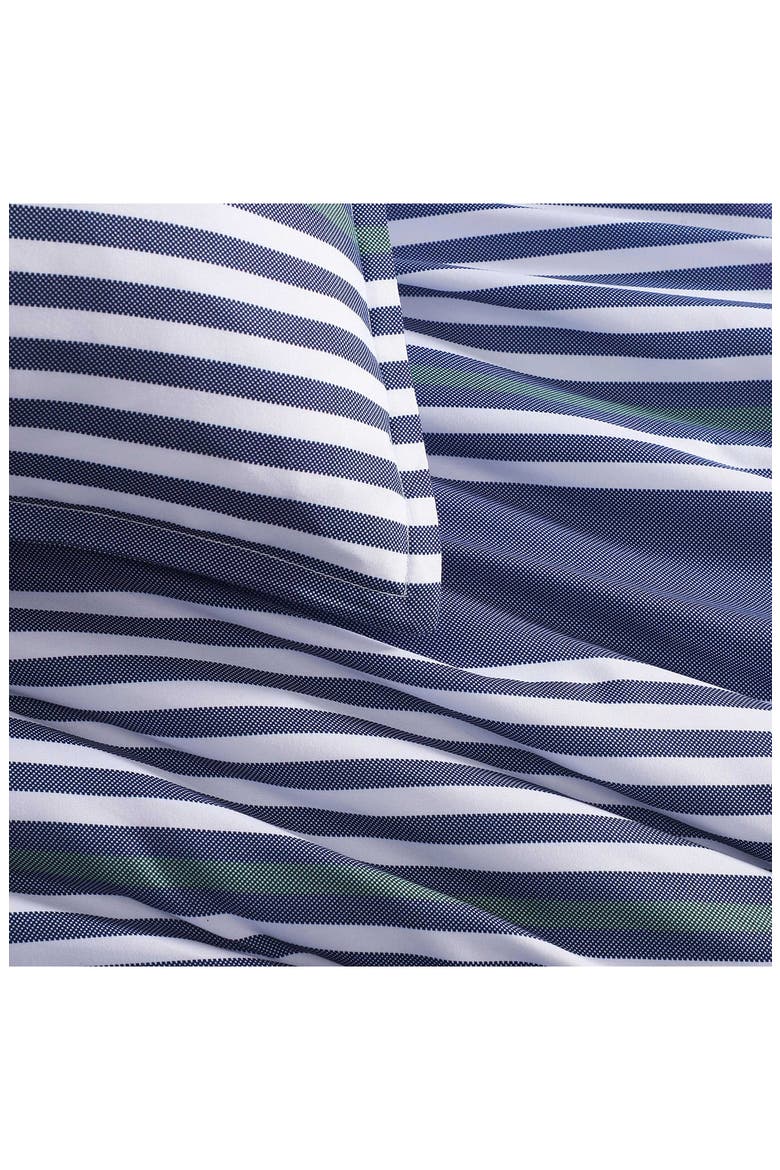 Lido Stripe Comforter Set, Alternate, color, DEEP BLUE