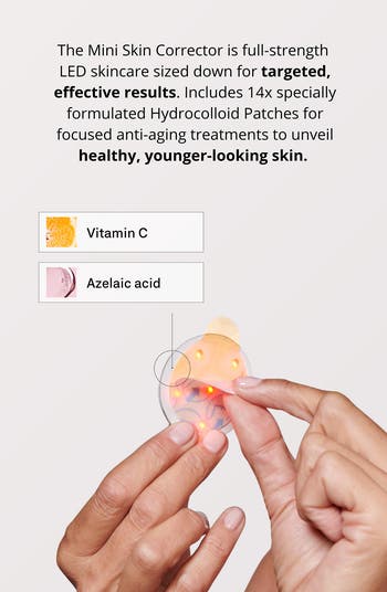 2-in-1 Skincare Mini LED Red Light Device