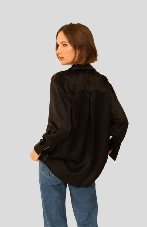 Whimsy + Row Denise Top In Black