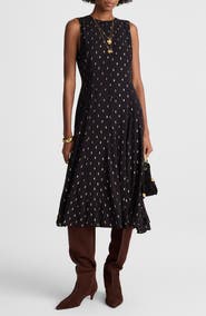 Madewell Sleeveless Flare Midi Dress