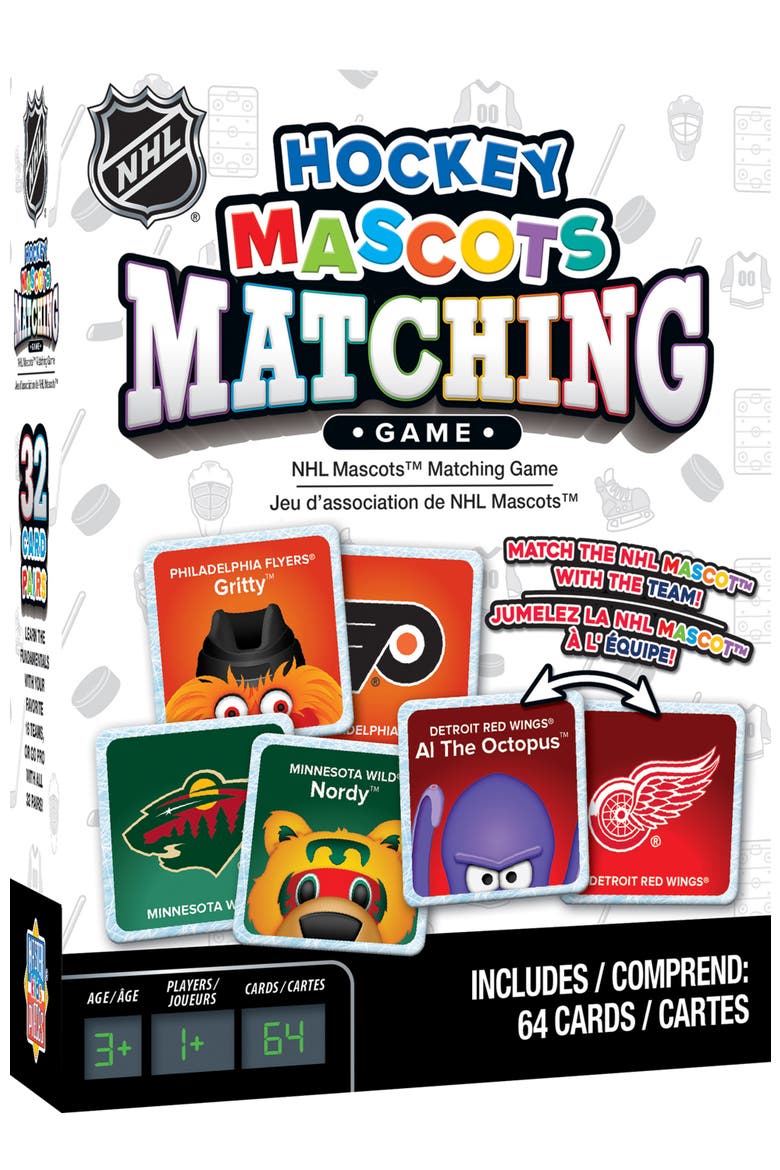 NHL Mascots Matching Game, Main, color, Multicolor