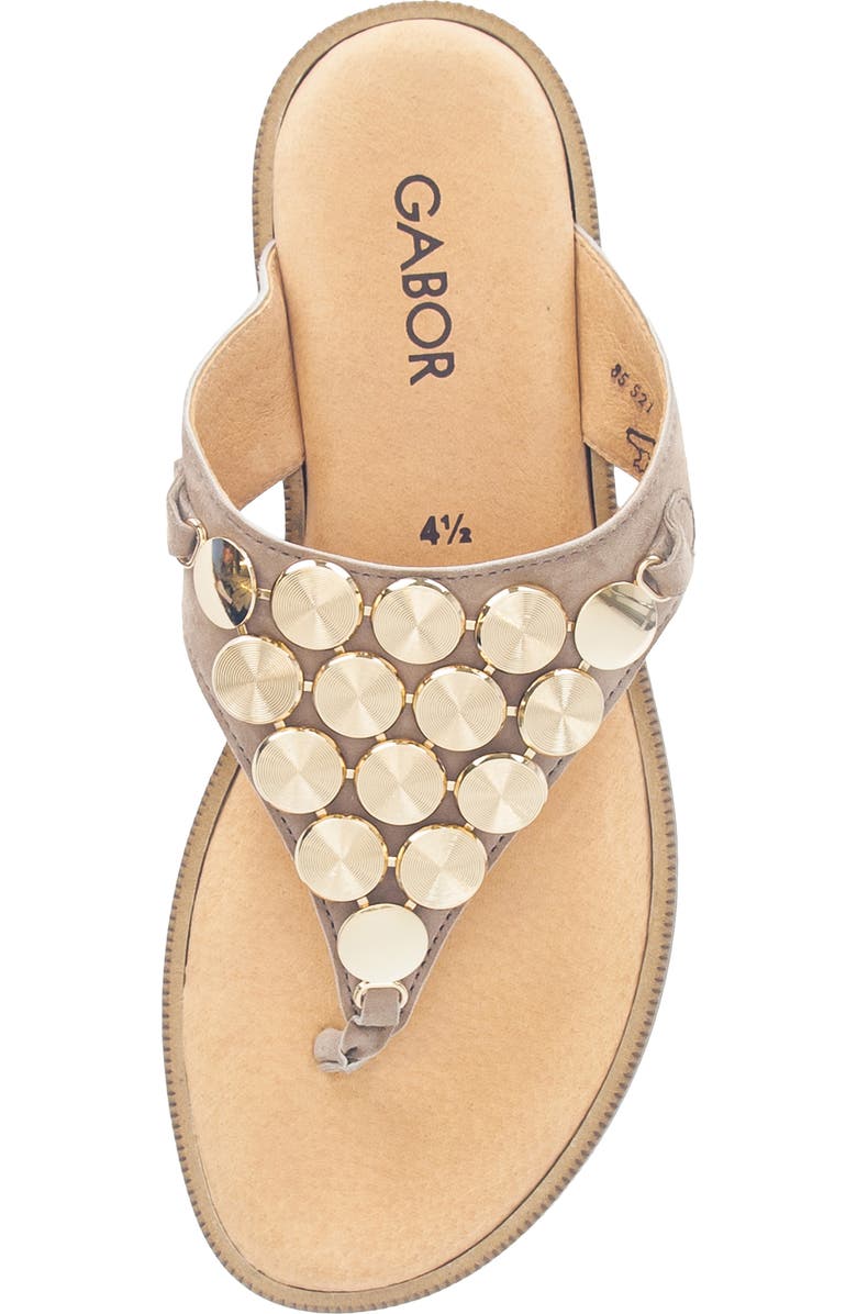 Gabor Studded Sandal, Alternate, color, Sand