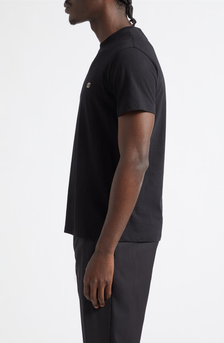 Valentino VLOGO Cotton T-Shirt, Alternate, color, Black