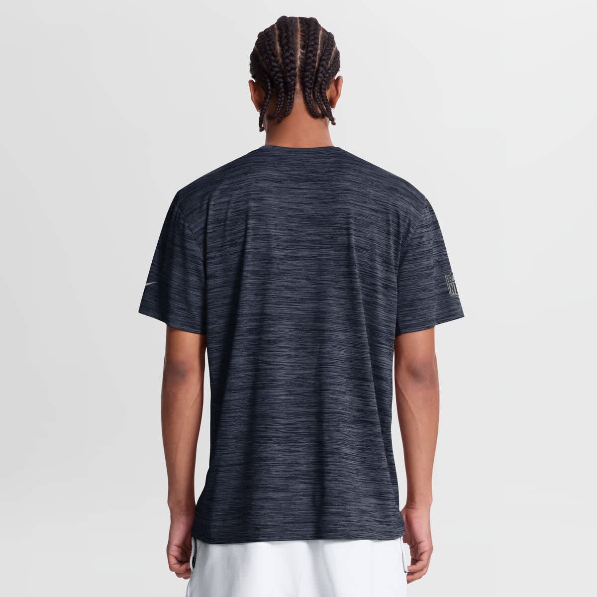 Men's Nike Navy Chicago Bears Sideline Double Covered Dri-FIT Velocity T-Shirt - image 2