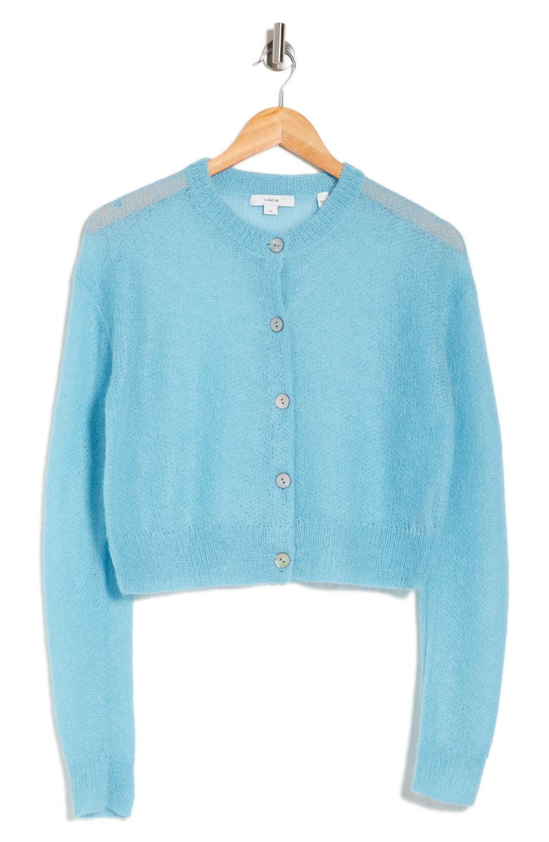 Vince Brushed Button Cardigan, Alternate, color,