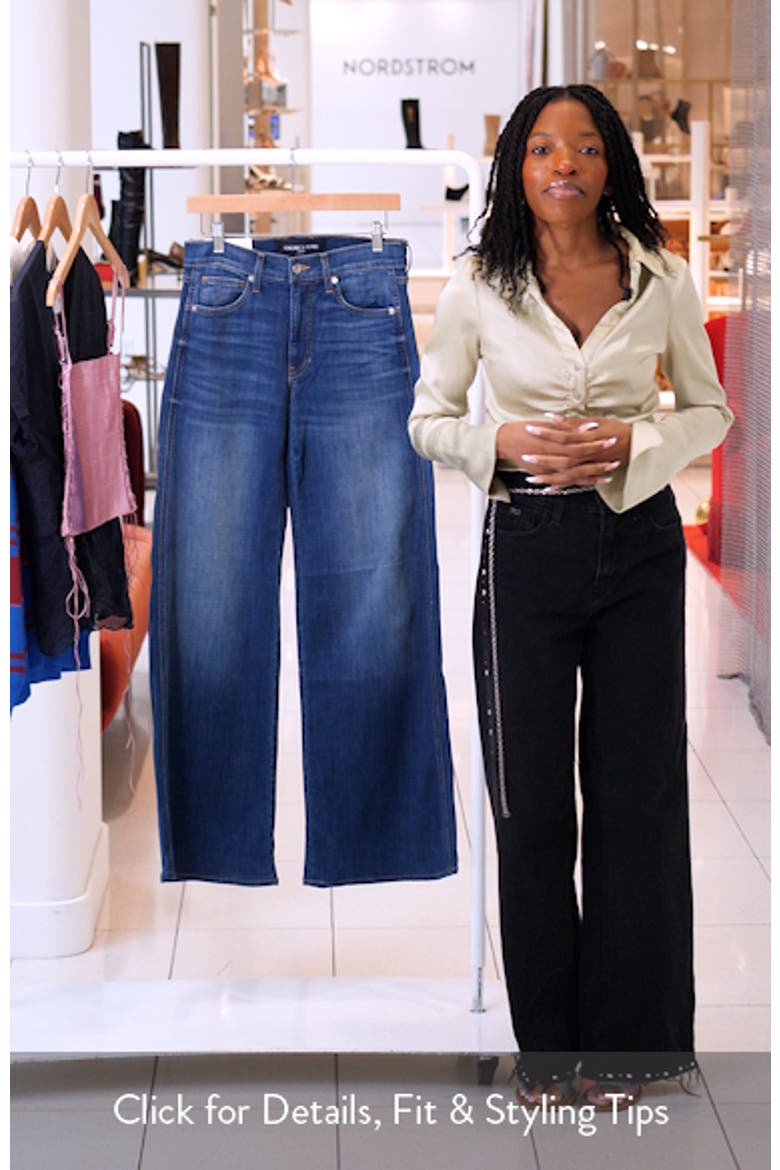 Taylor Mid Rise Wide Leg Jeans video