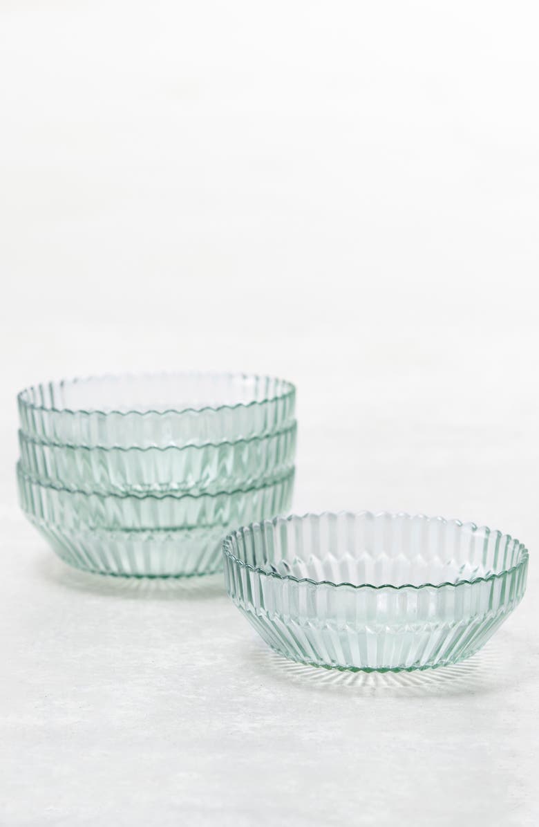 Fortessa Archie Set of 4 Green Cereal Bowls, Alternate, color, Verde
