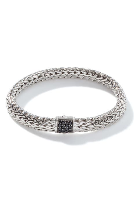 ICON BRACELET STERLING SILVER PAVÉ 7.5MM