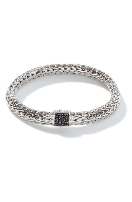 John Hardy Icon Bracelet Sterling Silver Pavé 7.5mm