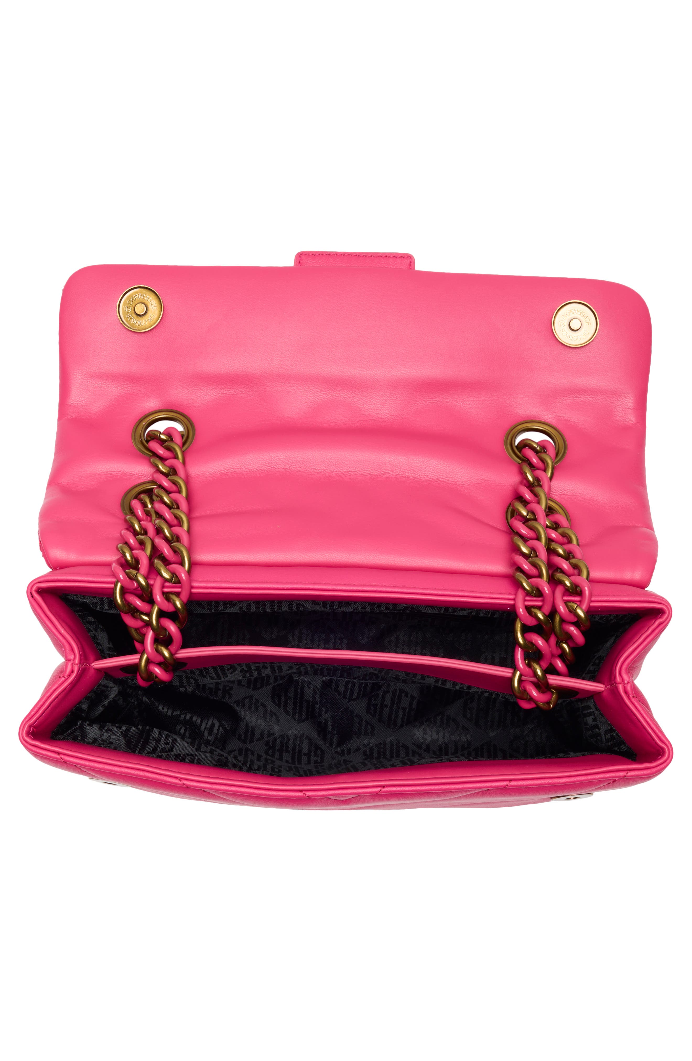 Kurt Geiger London Kensington Quilted Convertible Shoulder Bag, Alternate, color, Pink Comb