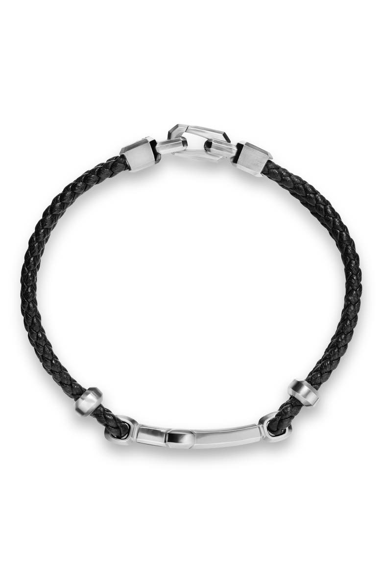 Streamline Cross Station Bracelet, Alternate, color, SILVER