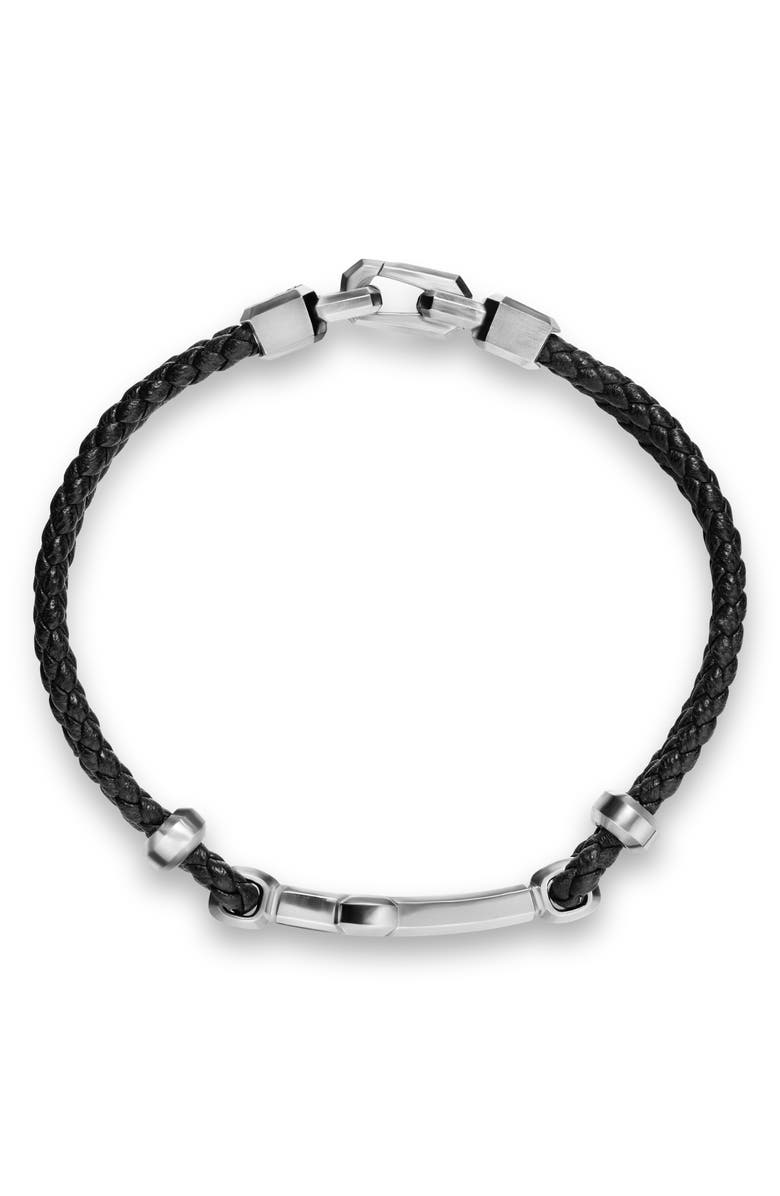 David Yurman Streamline Cross Station Bracelet, Alternate, color, Silver