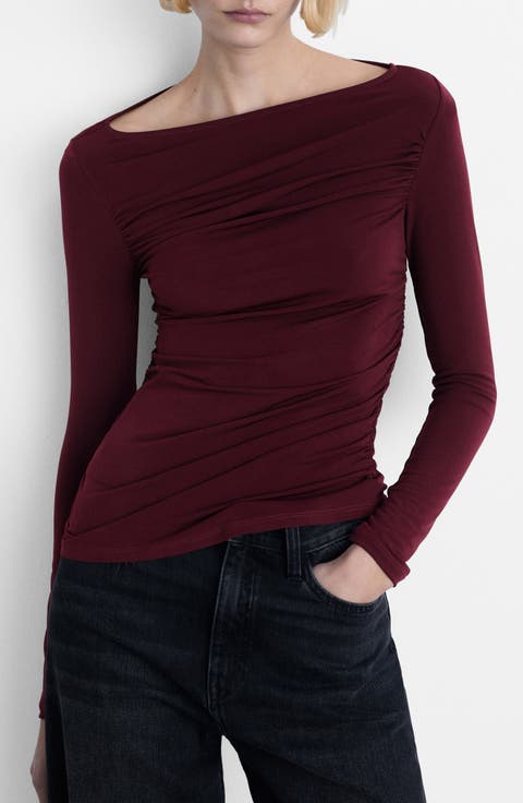 Drapey Long Sleeve Top