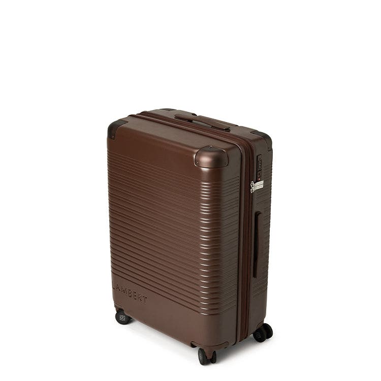 Lambert Milan - Medium Checked Luggage, Alternate, color, Chocolate