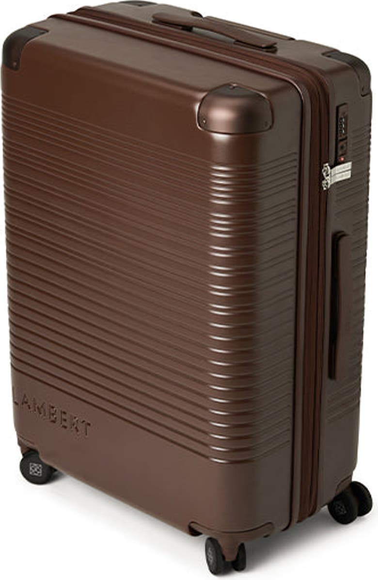 Lambert Milan - Medium Checked Luggage, Alternate, color, Chocolate