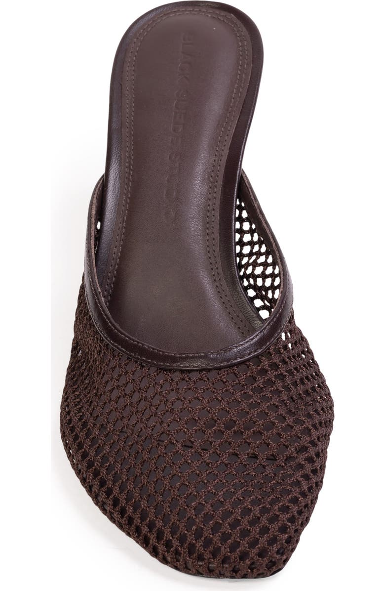 BLACK SUEDE STUDIO Giuly 65 Mule, Alternate, color, Black Coffee Leather