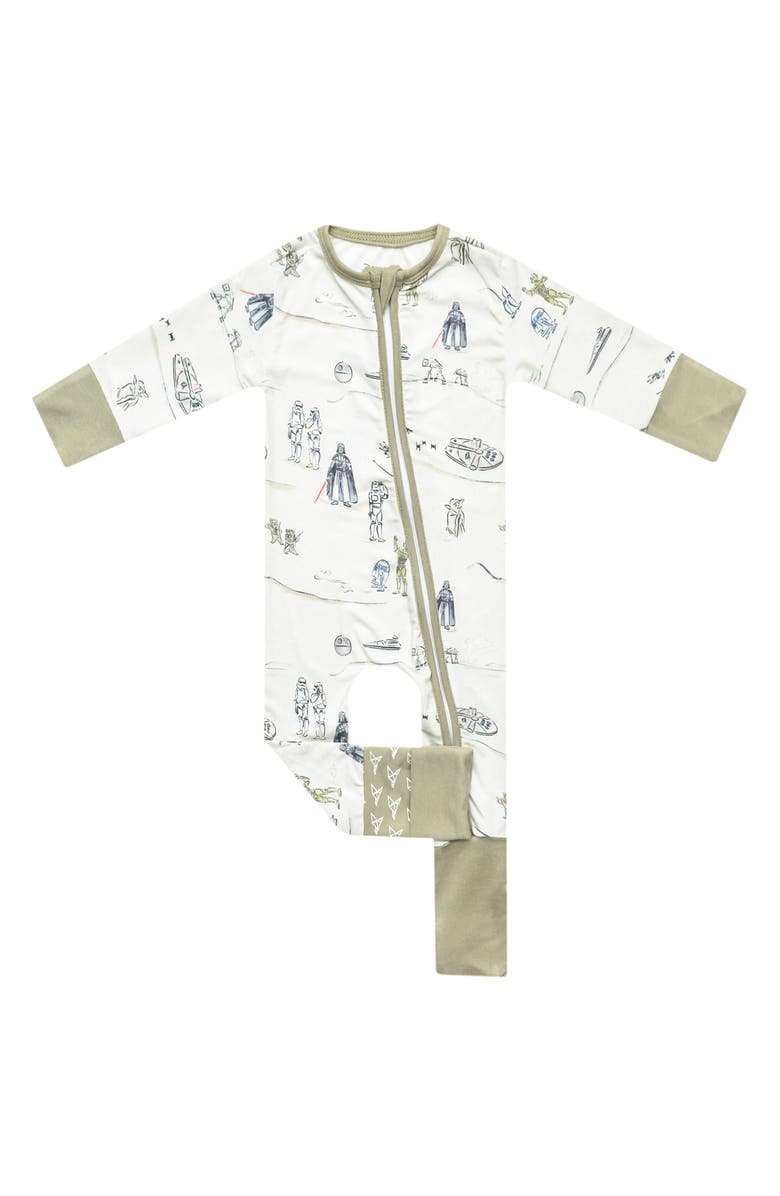 Copper Pearl Tatooine Convertible Zip-Up Footie, Main, color, Tatooine