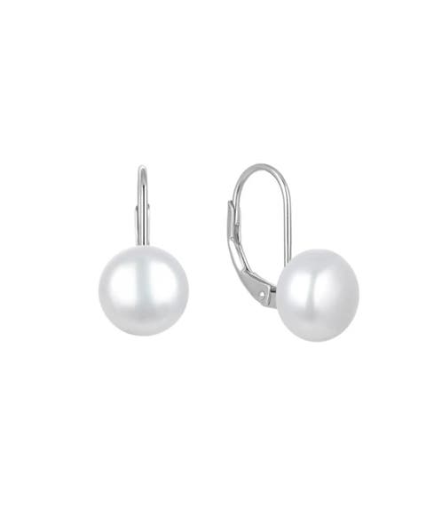 Sterling Silver Pearl Earrings
