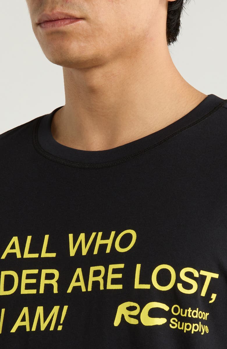 RC Outdoor Supply Lost Graphic T-Shirt, Alternate, color, Black