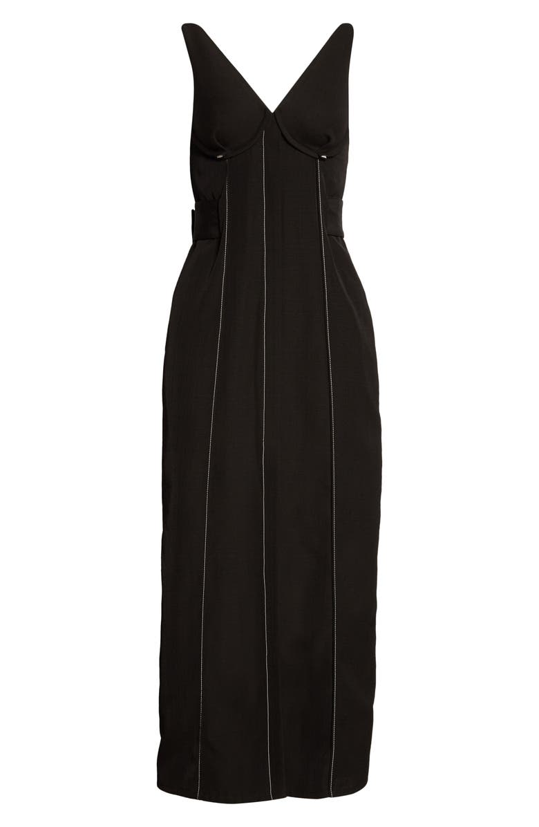 Proenza Schouler V-Neck Sleeveless Sheath Dress, Alternate, color, 