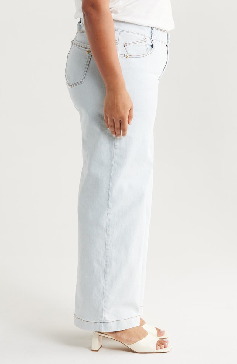 Wit & Wisdom Sam High Waist Wide Leg Jeans, Alternate, color, Powder Blue