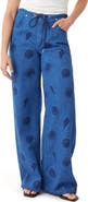 Habitual Lia Seashell High Waist Wide Leg Jeans