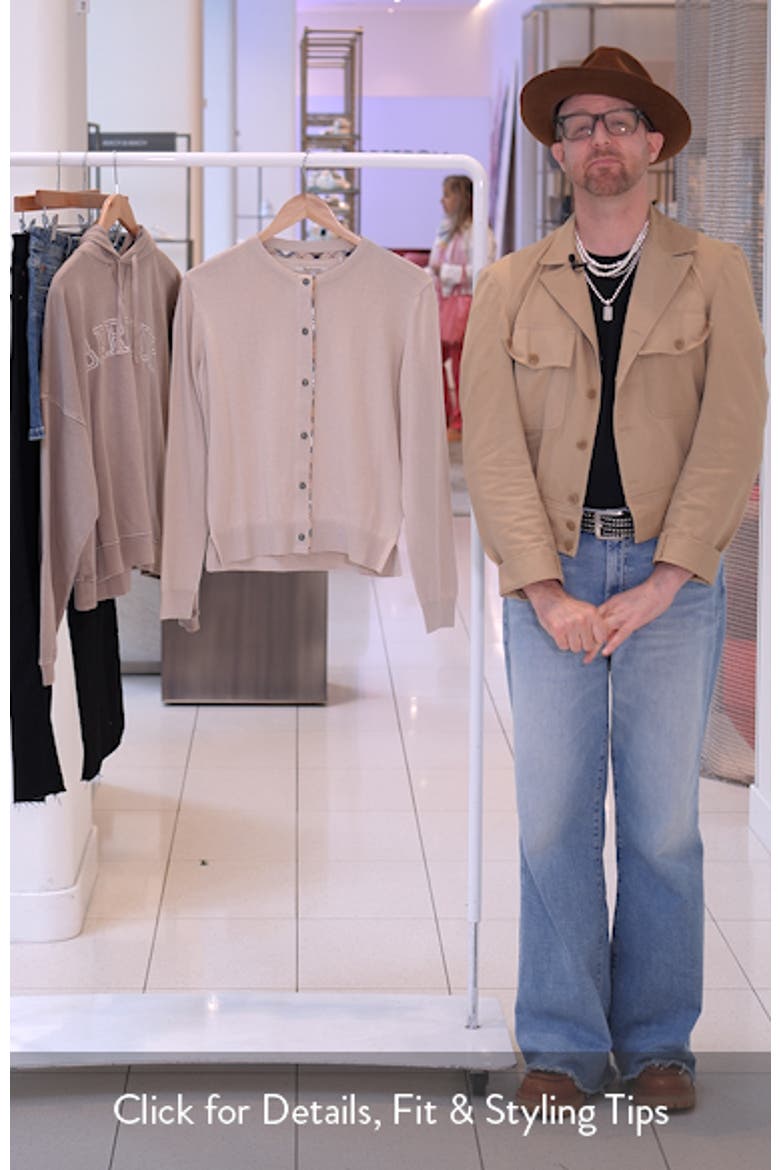 Bredon Tartan Accent Cotton & Cashmere Cardigan video