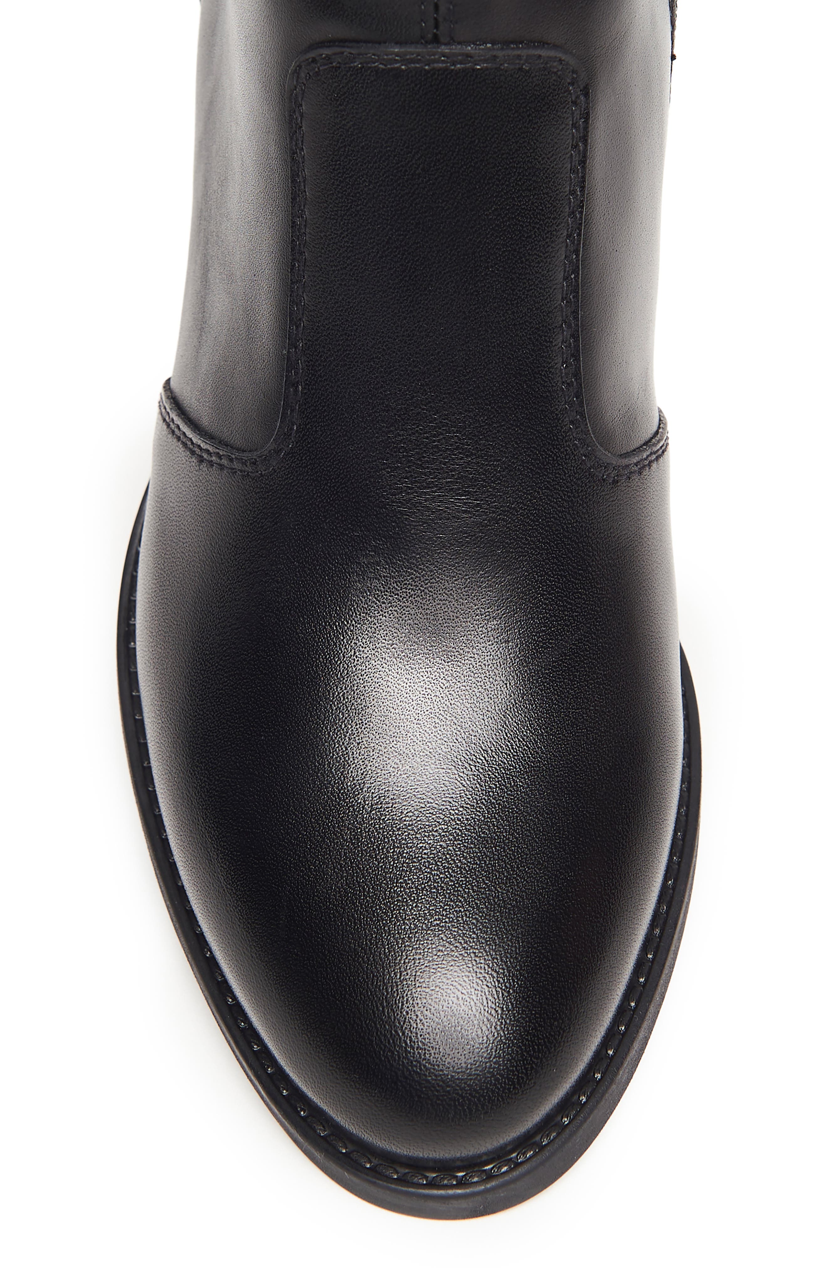 NeroGiardini Ankle Strap Bootie, Alternate, color, Black