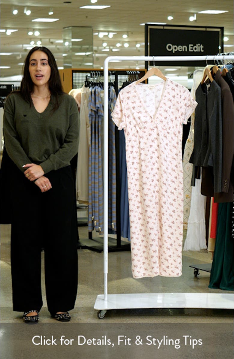 Simone Floral Midi Dress, sales video thumbnail