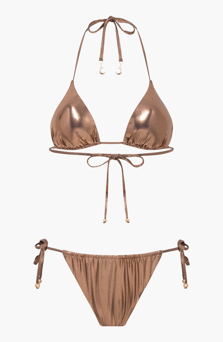 Luna B ICON BIKINI, Main, color, Metallic Copper