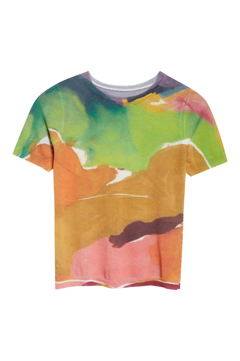Sana Cotton Blend T-Shirt, Alternate, color, NATURE ABHORS A VACUUM