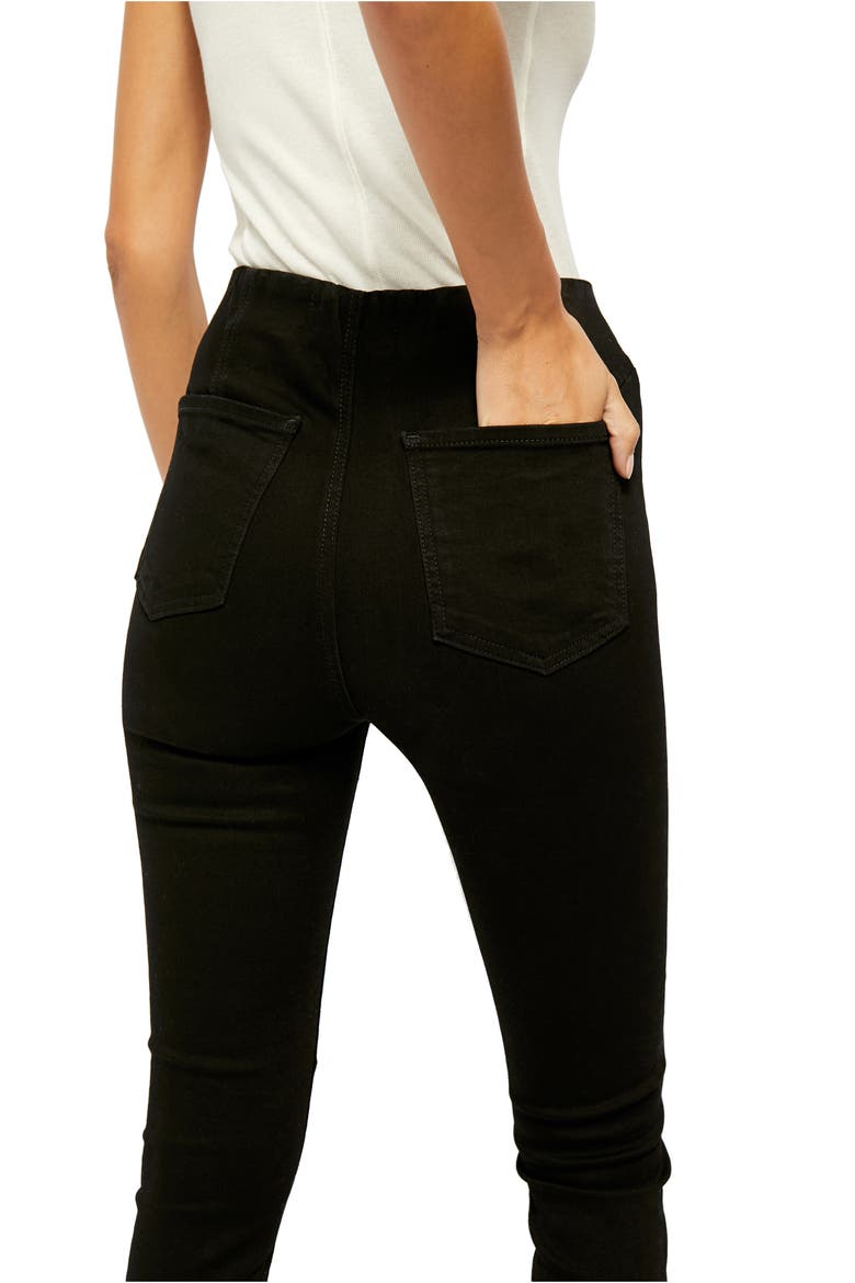 Miles Away High Waist Crop Skinny Jeans, Alternate, color, SHALLOWS