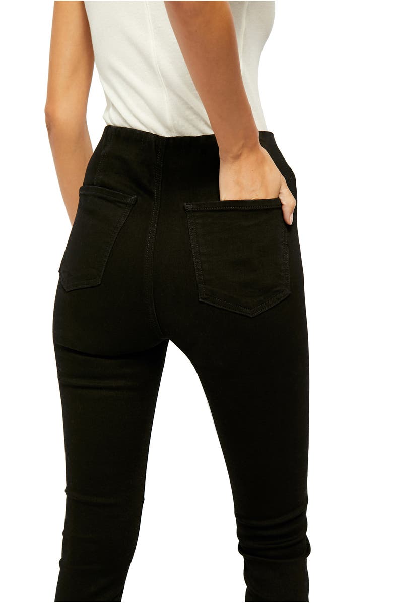 Free People Miles Away High Waist Crop Skinny Jeans, Alternate, color, 