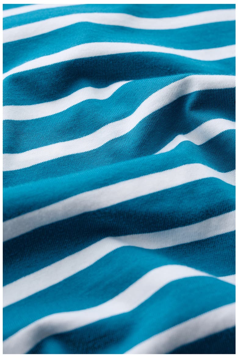 Sailor Stripe Organic Cotton T-Shirt, Alternate, color, BRETON WATERSCAPE